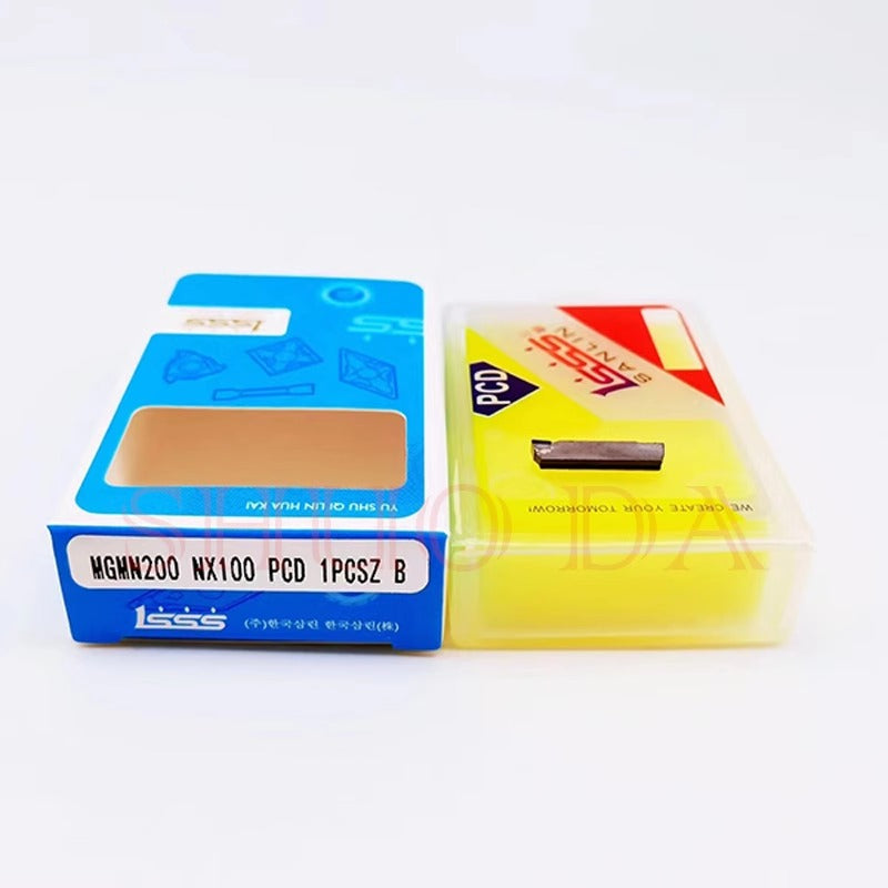 1034-Korea imported diamond cut-off groove blade diamond blade MGMN/MRMN200 300 PCD gemstone cutter grain Shandong Denso Pricision Tools Co.,Ltd.